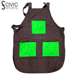 Professional Barber Salon <b>Work</b> <b>Apron</b> Custom Fashion Printing Breathable Woolen Hair Cutting <b>Apron</b> Tool Pockets for Barber Cotton - Product Image 5