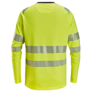 เสื้อยืดนิรภัยสำหรับงาน OEM ขายส่ง เสื้อยืดแขนยาวสะท้อนแสง ระบายอากาศได้ดี เหมาะสำหรับงานก่อสร้าง - Product Image 2