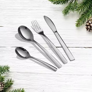 Metal <b>Spoon</b> And Fork Set Cutlery Set For Kitchen Dining <b>Table</b> Dinner Tableware Set For Home - Product Image 3