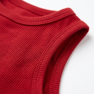 Hot Selling Casual Women Knitted Solid Fitness Tank <b>Top</b> Breathable Quick Dry for Gym Workout - Product Image 3