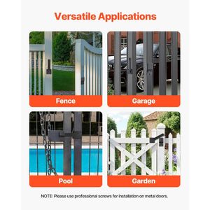 Chiusura a Scatto in Metallo Resistente, Alta Durezza, Rotazione a 360 Gradi, Finitura Opaca a Polvere - Product Image 6