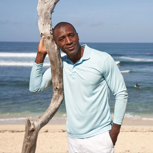 Ultifresh UDF27 Unisex Solid Long Sleeve Casual <b>Shirt</b> Front Custom Logo Button ODM Supply Breathable Quick Dry Woven 160g - Product Image 4