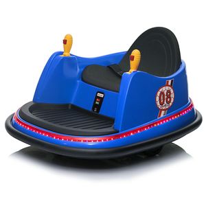 Auto Elettrica per Bambini Blu con Telecomando 12V 7A.h e 24V, per Interni/Esterni, in Metallo e PVC, per Giardino, Centro Commerciale, Parco Divertimenti - Product Image 3