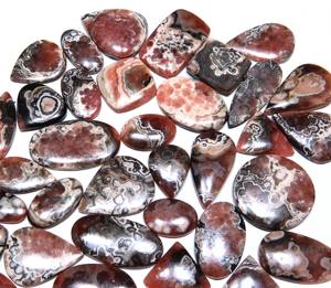 Rodocrosita Natural Cabujón, Piedra Preciosa de Formas Variadas, Increíble y Hermosa Rodocrosita Lisa Suelta, Proveedor Mayorista de Piedras Cabujón - Product Image 1