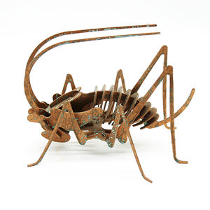 Arte de pared de grillo de resina negro verde moderno hierro Metal hogar sala de estar dormitorio Decoración Para sala de exposición sala de muestras regalo de recuerdo - Product Image 5