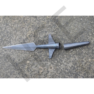 Lance décorative médiévale forgée à la main avec embout et capuchon |   Historique - Product Image 4