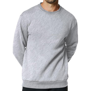 OEM Custom Design Long Sleeve Sweat Shirts for Men Wholesale 100%Cotton Material Low MOQ Winter Wear Printed Sweat Shirt - Product Image 2