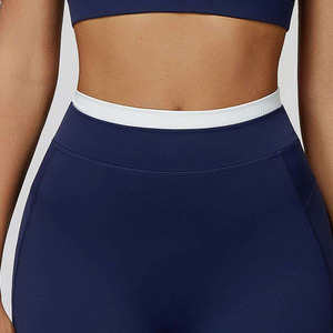 <b>Women</b> OEM ODM Exercise Biker <b>Shorts</b> Tummy Control High Waist Athletic <b>Shorts</b> Soft Flexible <b>Compression</b> Yoga Fitness Running Wear - Product Image 3