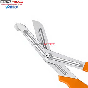 Ciseaux de traumatologie pour infirmières, 5,5 pouces, orange, en acier inoxydable de qualité allemande, pour premiers secours, bandages, urgences médicales, utilisation chirurgicale - Product Image 5