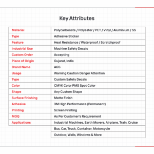 สติกเกอร์และสติ๊กเกอร์ติดป้ายสัญลักษณ์สายดินไฟฟ้าสำหรับป้ายสายดินแผงอุตสาหกรรม ป้องกันรอยขีดข่วน กันน้ำ ทนความร้อน - Product Image 4