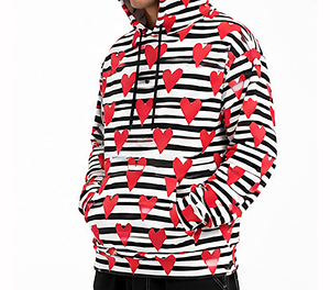 Sweat à capuche zippé noir pour homme, en molleton de coton premium, style streetwear hiver, chaud et tendance, pour un usage décontracté - Product Image 3