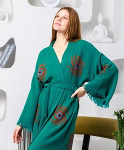 <b>Long</b> Embroidery <b>Kaftan</b> Kimono <b>Long</b> Dress Women Dress Women Evening Dress Print Kimono Best Design Unique Best Price Dress - Product Image 2