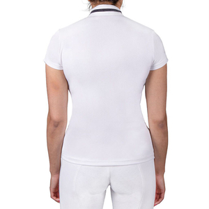 เสื้อขี่ม้าผู้หญิงแบบ OEM และ ODM คุณภาพสูง แขนสั้น - Product Image 2