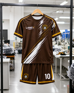 Professional <b>Soccer</b> Kit Set for Men and Youth, Breathable Athletic Jersey and Shorts, Perfect for Football Training Matches - Product Image 5