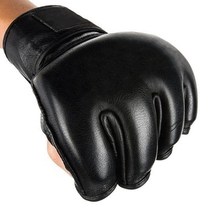 ถุงมือชกมวย MMA สำหรับฝึกซ้อมระดับมืออาชีพ ราคาโรงงานขายส่งถูก รับสั่งทำลายพิมพ์ตามแบบ UFC ถุงมือหนังป้องกันรังสียูวี - Product Image 5