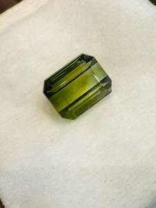 Tourmaline Bio Vertâtre Naturelle 4.03CT 9.1x7.3x6.2mm Taille Émeraude Libre Effet de Couleur/Feu pour Fabrication de Bijoux Africains - Product Image 4