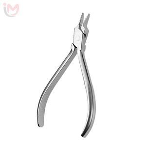 IMANS ENTERPRISES Pince à sertir pour couronnes, argentée, manuelle, instrument chirurgical dentaire, Classe I, réutilisable - Product Image 1