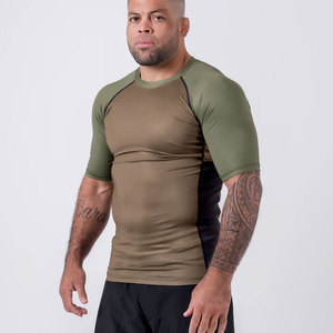 Rashguard BJJ imprimé par sublimation à manches longues pour homme, entièrement personnalisé, t-shirt de compression pour homme - Product Image 1