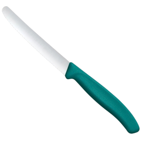 Couteaux de cuisine à manche vert en acier inoxydable, lame tranchante, couteaux utilitaires professionnels pour couper la viande, les fruits, les légumes et les aliments - Product Image 4