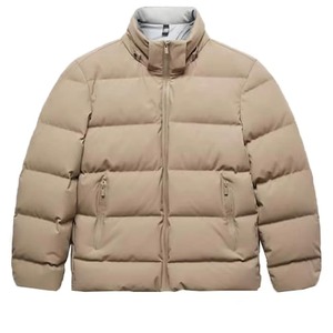 Veste matelassée pour homme, col montant, à capuche, coupe-vent, résistante à l'eau, séchage rapide, respirante, très chaude pour l'hiver - Product Image 6