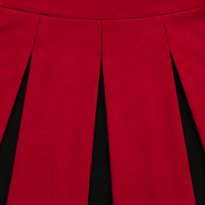 Jupe plissée rouge cramoisie pour femmes et filles, idéale pour la danse, les équipes sportives, les spectacles, l'entraînement et les compétitions, uniforme de sport - Product Image 3