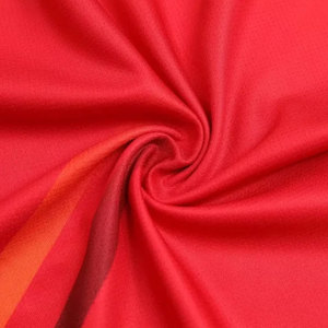 Conjunto de Uniforme de Fútbol Rojo para Hombre, Manga Corta, Cuello Redondo, Secado Rápido, Poliéster, Color Sólido, Ribete en Contraste, Corte Regular - Product Image 5