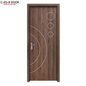 Puertas Interiores de Madera Maciza Acabadas, Impermeables, Ligeras, Insonorizadas, para Dormitorio y Baño, Puertas de Empuje y Tirar, Fácil Instalación, Precolgadas - Product Image 1