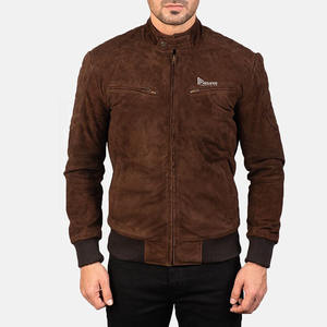 Chaqueta de Cuero Clásica para Hombre al por Mayor, Chaqueta de Moto de Piel Genuina, Chaqueta de Cuero Personalizada con Tachuelas, Ropa Urbana Moderna B2B - Product Image 2