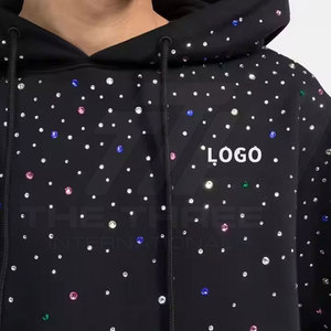 Sudadera con Capucha para Hombre, Diseño Moderno, Calidad Premium, con Pedrería, Estilo Casual Urbano para Adultos - Product Image 3