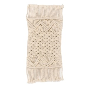 การตกแต่งบนโต๊ะด้วยแผ่นรองจาน macrame การออกแบบที่ทันสมัยการตกแต่งตามธรรมชาติปรับแต่งรูปร่างสีโบราณที่มีความต้องการมากที่สุด - Product Image 1