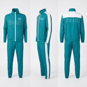 <b>Men</b> Blue <b>White</b> Color Blocking Tracksuit Set Hooded Zipper Full Sleeve Jogger <b>Pants</b> Breathable Sportswear Autumn Casual Wear - Product Image 6