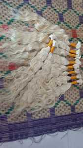 ประเภทผลิตภัณฑ์ส่วนขยายของผมมนุษย์สีบลอนด์10ถึง26นิ้ว
