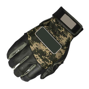 Gants d'entraînement durables KATBROS INDUSTRIES en cuir noir camouflage, ambidextres, avec fermeture auto-agrippante pour adultes unisexes, pour le frappeur - Product Image 6