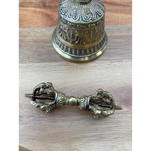 Campana de Mano Metálica Vintage, Estilo Europeo, Decorativa para el Hogar, Bodas, Navidad, Aspecto Admirable, Uso Decorativo para Eventos - Product Image 6