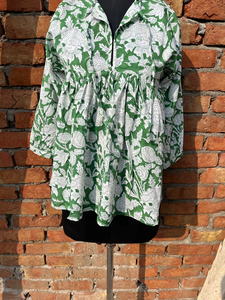 เดรสยาวสไตล์ฮิปปี้โบฮีเมียนพิมพ์ลายดอกไม้ทำจากผ้าฝ้าย - Product Image 4