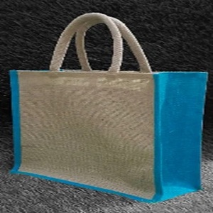 Sac de courses classique en jute naturel avec poignée en corde et impression numérique, lavable, pour usage promotionnel et de voyage - Product Image 1