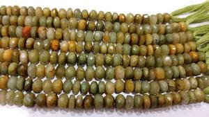 Perles œil-de-chat naturelles facettées rondes de 8 mm, vendues par brin de 8 pouces de long, perles tendance, pierres semi-précieuses - Product Image 3
