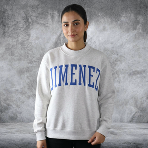 Sudadera de Cuello Alto Personalizada para Mujer Jimenez, Sudadera Informal Extra Grande de Felpa de Algodón Premium, Proveedor de Fábrica OEM - Product Image 3