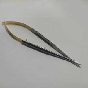 Tijeras de Microcirugía Dental, Tijeras Manuales con Resorte de 15 cm, Acero Inoxidable de Grado Médico de Alta Calidad, Agarre Ergonómico - Product Image 2