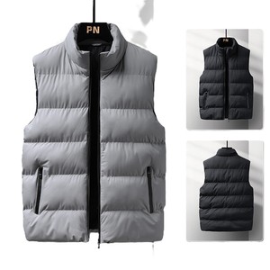 Chaqueta Casual de Invierno Impermeable, Acolchada, sin Mangas, 100% Poliéster, Estilo Coreano, con Logotipo Personalizado OEM, Precio de Fábrica China Bangladesh - Product Image 1