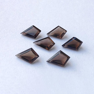 ควอตซ์สโมคกี้เกรด AAA+ ทรงเหลี่ยมแบบรูปว่าว  ขนาดปรับเทียบแล้ว สำหรับทำเครื่องประดับ มีทุกขนาด - Product Image 3