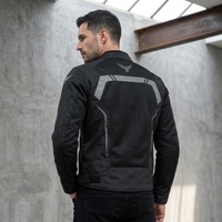 Veste de moto en mesh pour homme TESSUTO, longueur standard, coutures invisibles, respirante, veste de course pour l'automne, prête à être expédiée