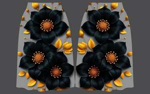 Nouvelle conception, jupes longues maxi décontractées pour femmes, imprimées de motifs tribaux polynésiens d'Hawaï, personnalisées, taille haute, vintage - Product Image 1