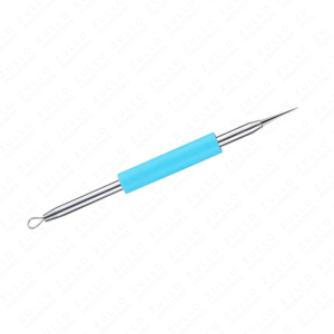 Herramienta para Eliminar Puntos Negros y Blancos de Acero Inoxidable Negro, Diseño Único, Extractor de Acné y Espinillas para el Cuidado Facial de la Piel - Product Image 2