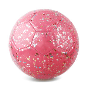 Street <b>Football</b> Soccer Ball Machine Stitched <b>Leather</b> Paint Splatter Design Indoor Outdoor Sports Use OEM Customized Logo - Product Image 2