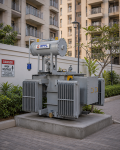 Transformador de Potencia para Planta de Manufactura 2000KVA 11KV con 100 Bobinados de Cobre Electrolítico y Unidad de Cambiador de Derivación Fuera de Circuito - Product Image 1