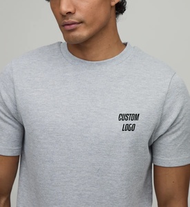 Camisetas al por mayor personalizadas con el logotipo de tu marca, 100% algodón, camisetas lisas para hombre, camisetas casuales para hombre de Antique Fashion - Product Image 3