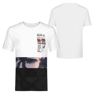 เสื้อยืดพิมพ์ลายกราฟิกตามสั่ง ผู้ชาย สตรีทแวร์ ลำลอง ผ้าฝ้าย รับผลิต OEM แบรนด์ส่วนตัว - Product Image 2