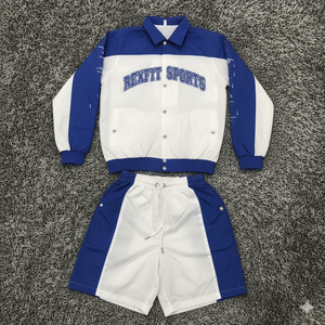 ชุดเสื้อแจ็คเก็ตและกางเกงขาสั้นไนลอน Rexfit Sports 2026 รุ่นสั่งทำพิเศษสำหรับผู้ชาย คุณภาพสูง น้ำหนักเบา ระบายอากาศได้ดี - Product Image 6