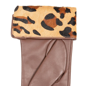 ถุงมือหนังดีไซน์โดดเด่นทันสมัยสำหรับฤดูหนาว แบบเต็มนิ้ว สวมใส่สบายๆ - Product Image 3